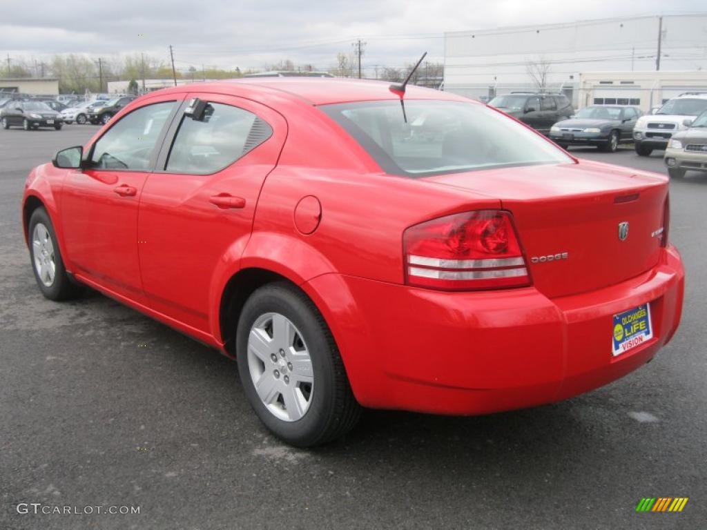 2009 Avenger SE - Tor Red / Dark Slate Gray photo #12