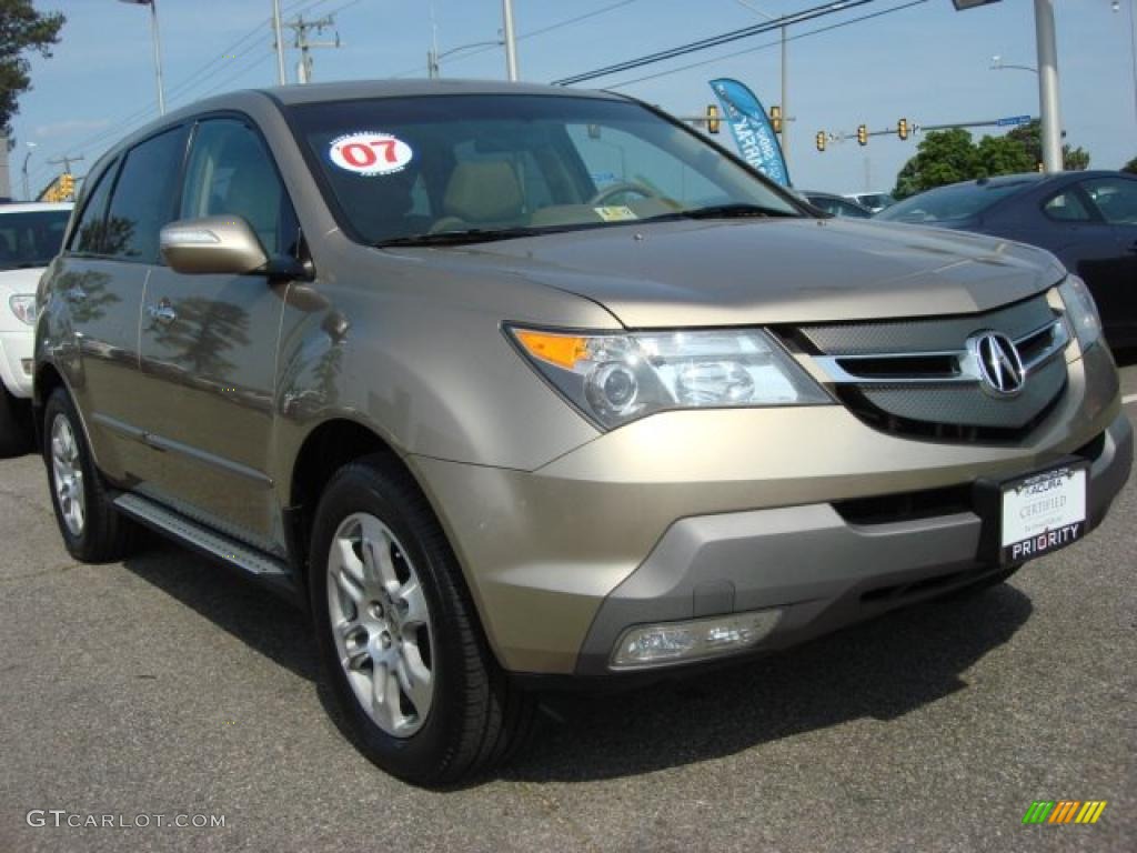 2007 MDX Technology - Desert Rock Metallic / Parchment photo #8