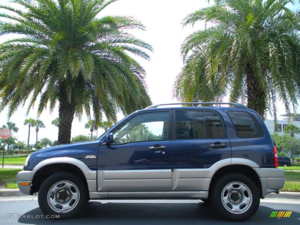 Catseye Blue Metallic 2002 Suzuki Grand Vitara JLX 4x4 Exterior Photo #48893421