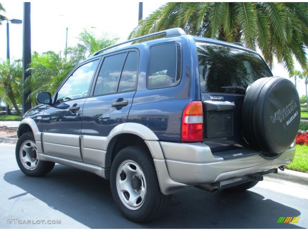 Catseye Blue Metallic 2002 Suzuki Grand Vitara JLX 4x4 Exterior Photo #48893533