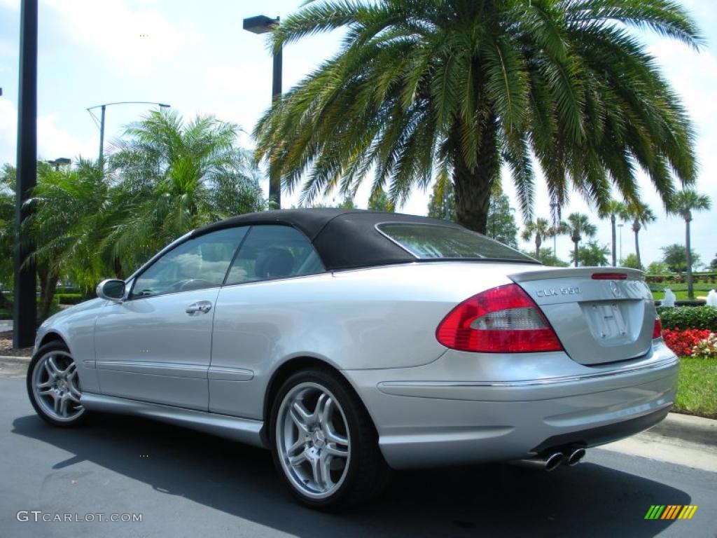 Iridium Silver Metallic 2008 Mercedes-Benz CLK 550 Cabriolet Exterior Photo #48893922