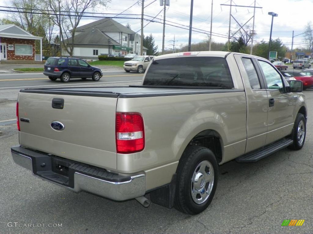 2007 F150 XLT SuperCab - Pueblo Gold Metallic / Tan photo #3