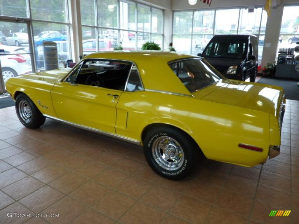 Yellow 1968 Ford Mustang Coupe Exterior Photo #48894827