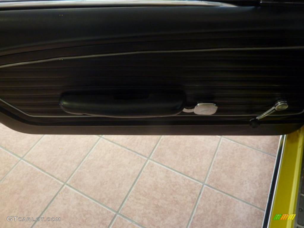 1968 Ford Mustang Coupe Black Door Panel Photo #48894918