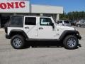 2008 Stone White Jeep Wrangler Unlimited X 4x4  photo #8