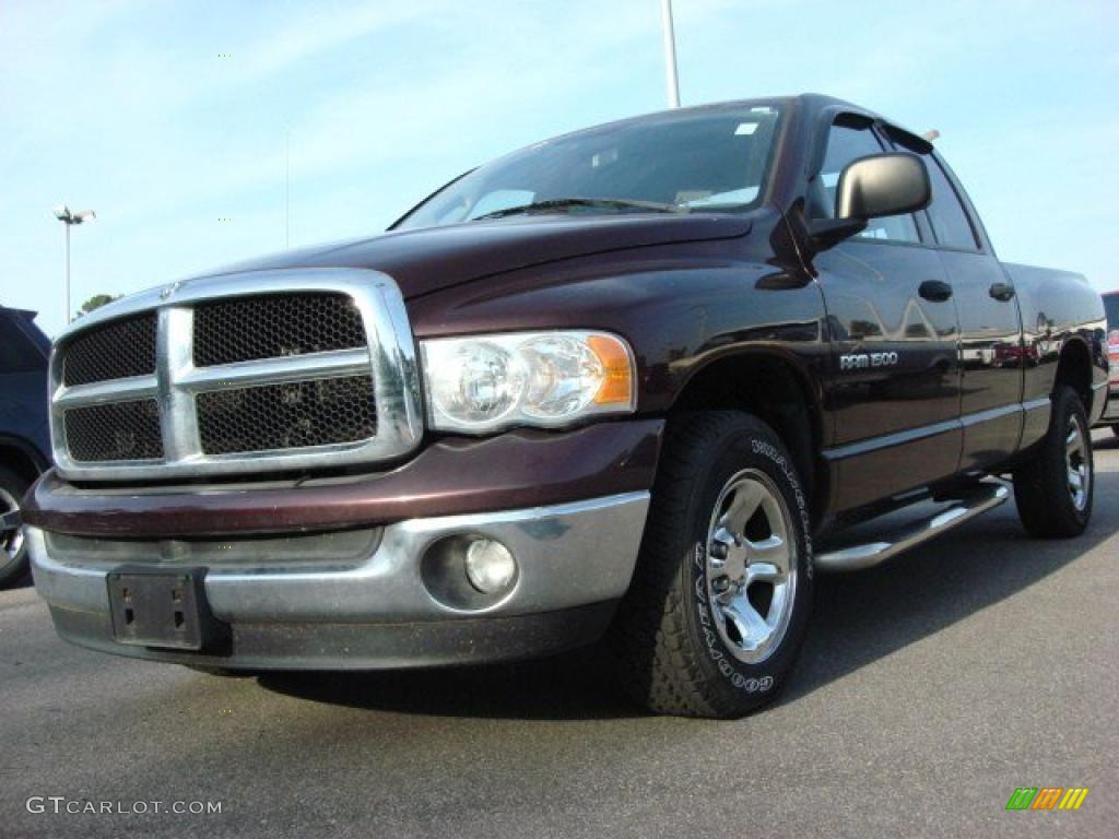 2005 Ram 1500 ST Quad Cab - Deep Molten Red Pearl / Taupe photo #1
