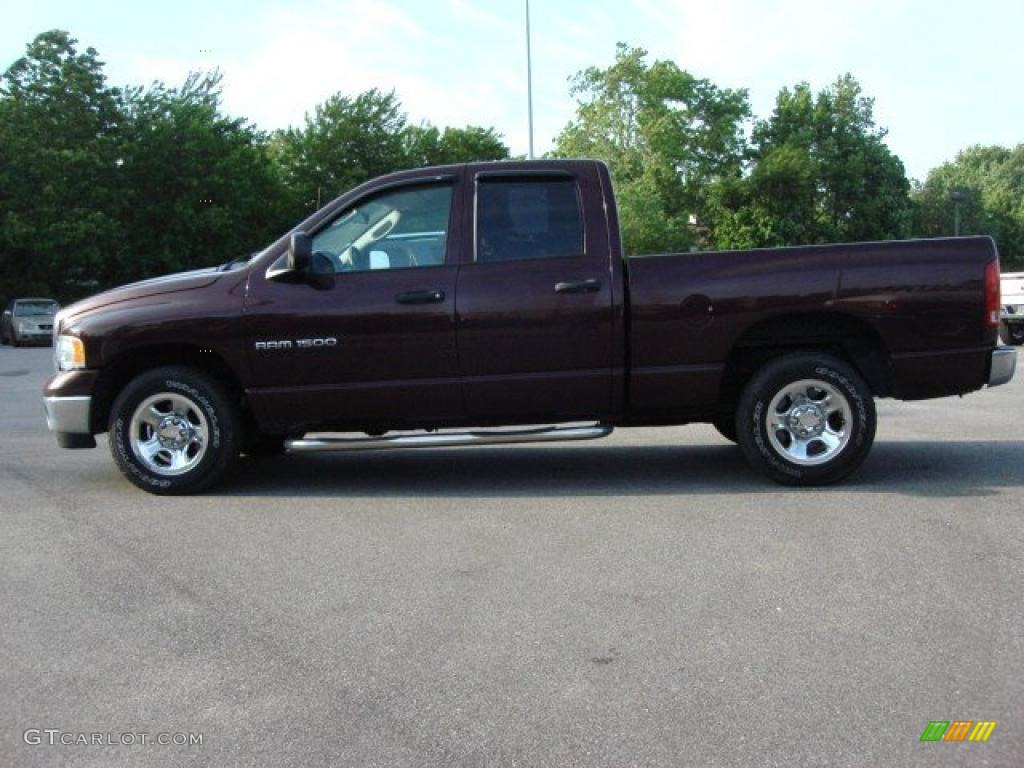 2005 Ram 1500 ST Quad Cab - Deep Molten Red Pearl / Taupe photo #3