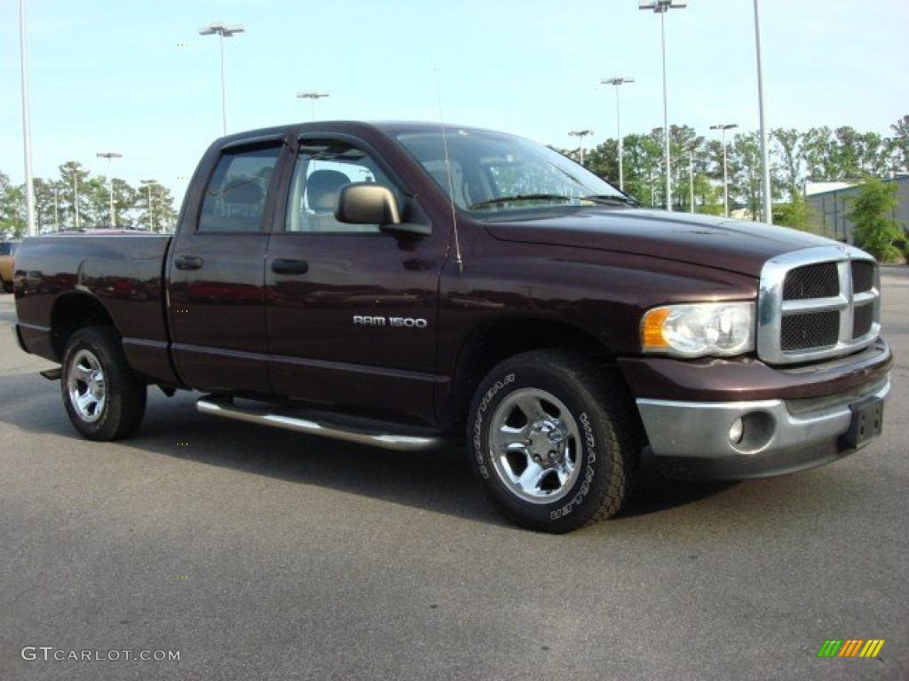 2005 Ram 1500 ST Quad Cab - Deep Molten Red Pearl / Taupe photo #5