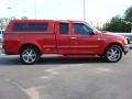 1998 Bright Red Ford F150 Lariat SuperCab  photo #5