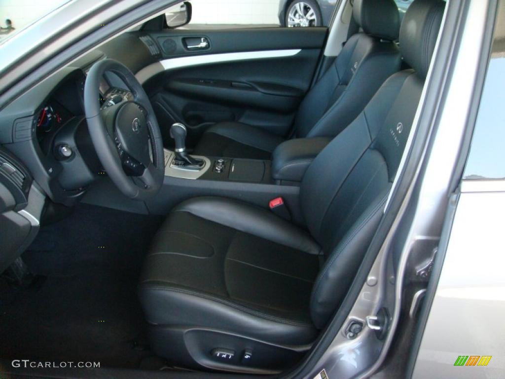 Graphite Interior 2009 Infiniti G 37 x Sedan Photo #48899112