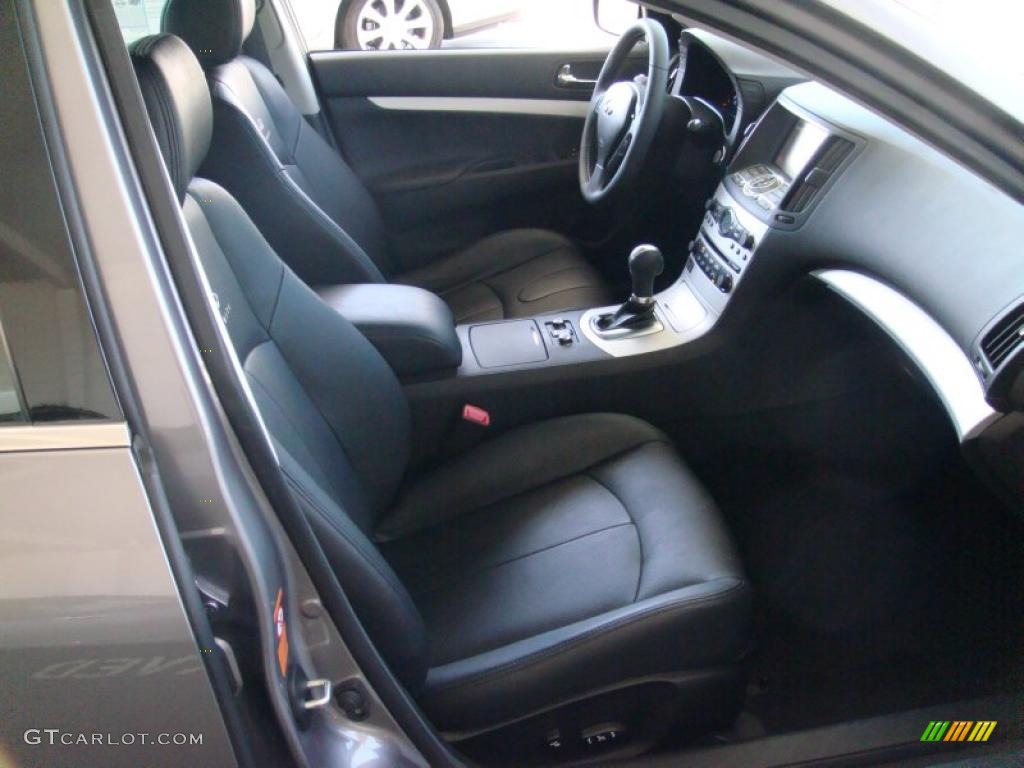 Graphite Interior 2009 Infiniti G 37 x Sedan Photo #48899238