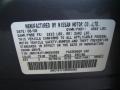 K51: Platinum Graphite 2009 Infiniti G 37 x Sedan Color Code