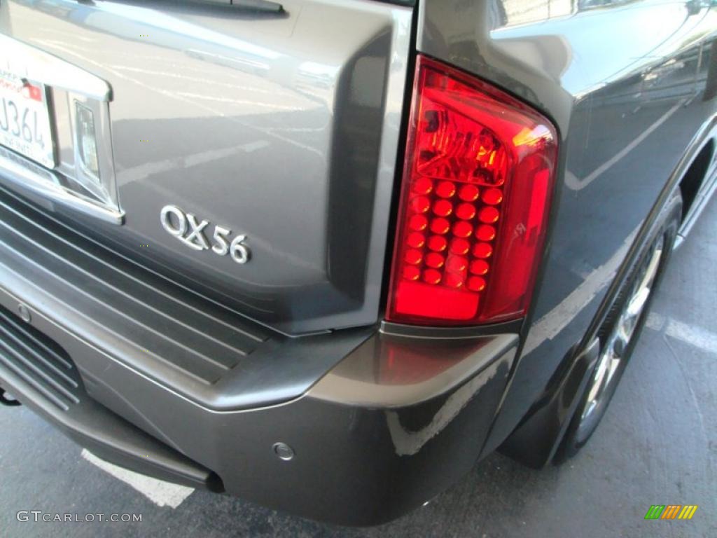 2010 QX 56 4WD - Silver Graphite / Graphite photo #25