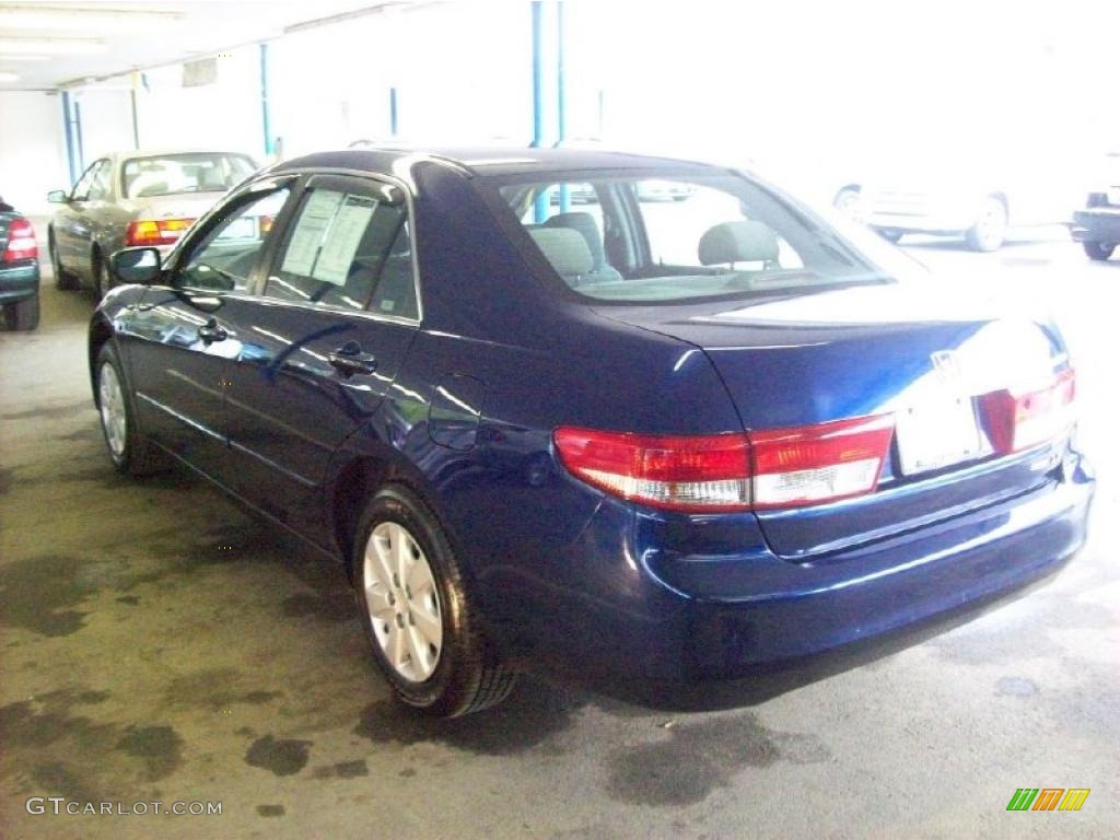 2003 Accord LX Sedan - Eternal Blue Pearl / Gray photo #2