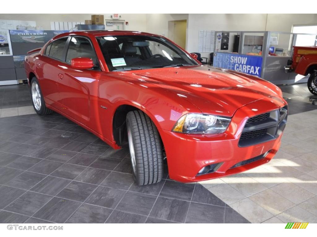 Redline 3-Coat Pearl 2011 Dodge Charger R/T Road & Track Exterior Photo #48900400