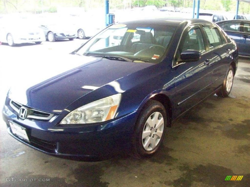 2003 Accord LX Sedan - Eternal Blue Pearl / Gray photo #20