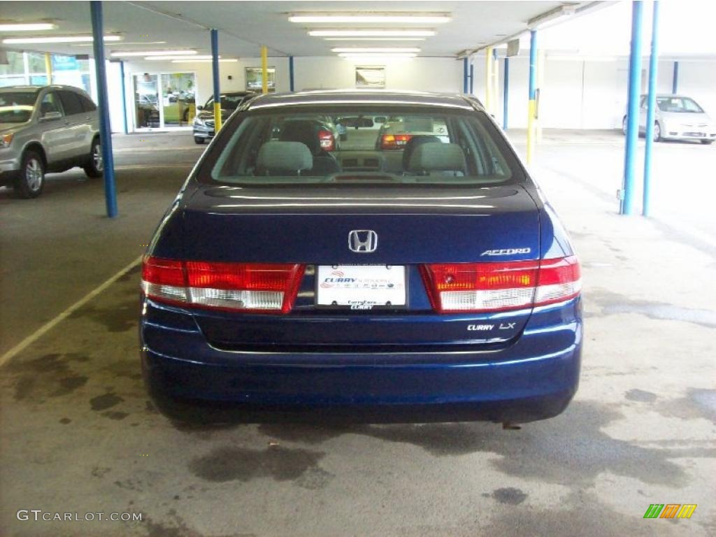 2003 Accord LX Sedan - Eternal Blue Pearl / Gray photo #22
