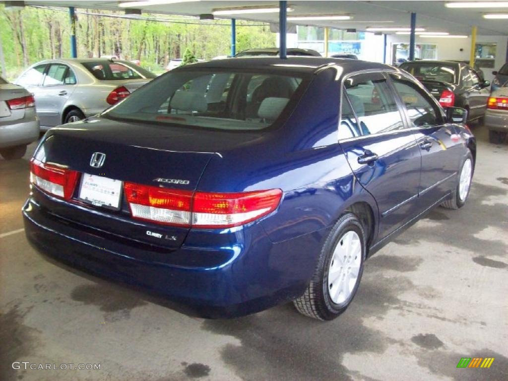 2003 Accord LX Sedan - Eternal Blue Pearl / Gray photo #23