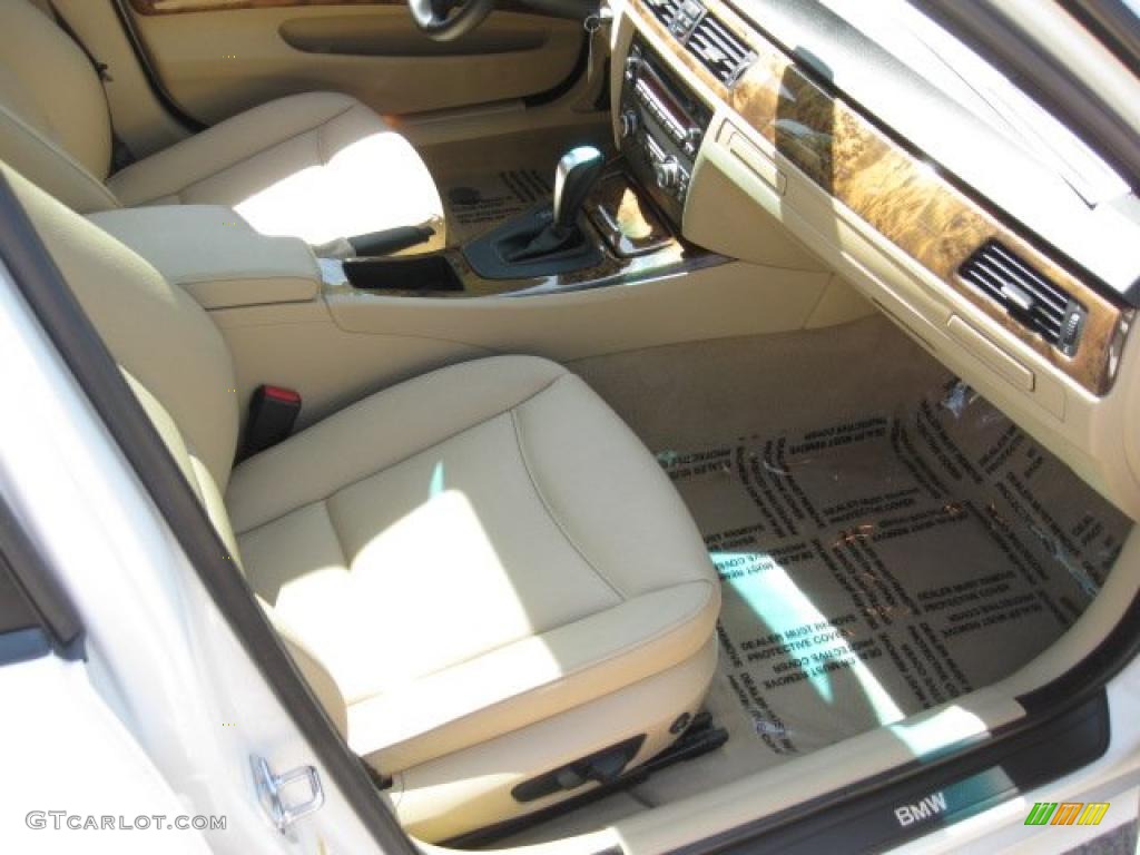 2007 3 Series 328i Wagon - Alpine White / Beige Dakota Leather photo #5
