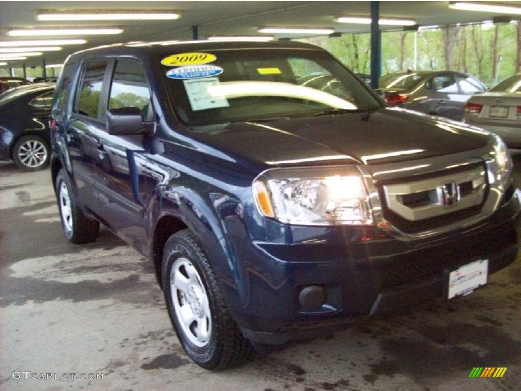 2009 Pilot LX 4WD - Bali Blue Pearl / Gray photo #1