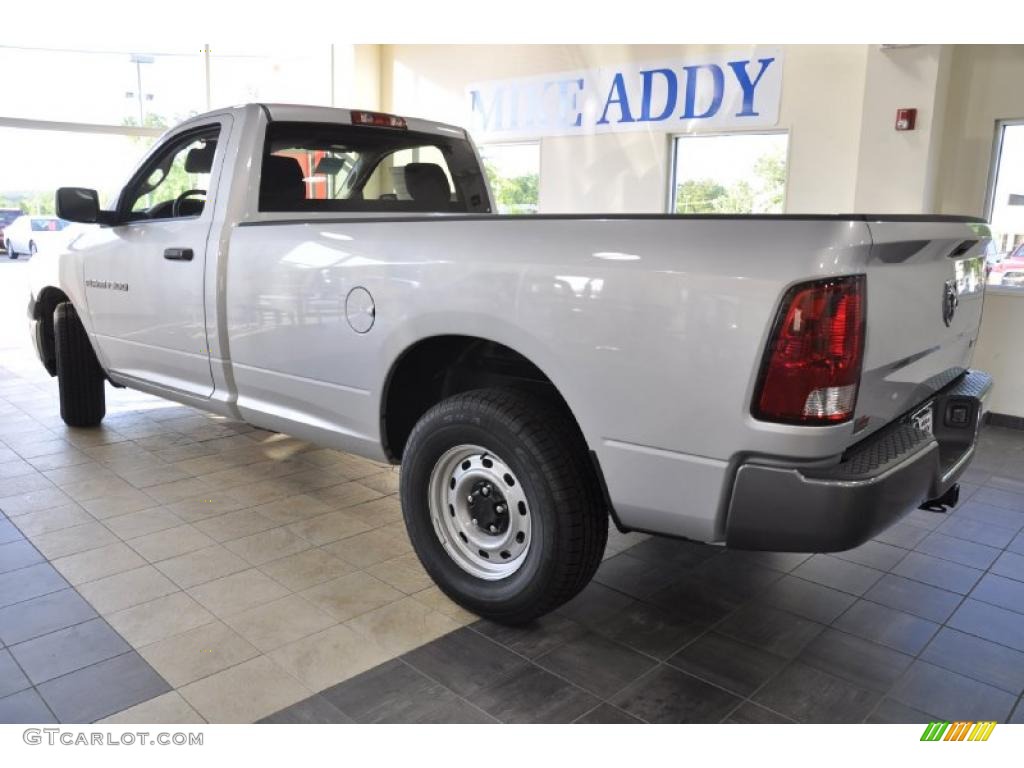 2011 Ram 1500 ST Regular Cab - Bright Silver Metallic / Dark Slate Gray/Medium Graystone photo #7