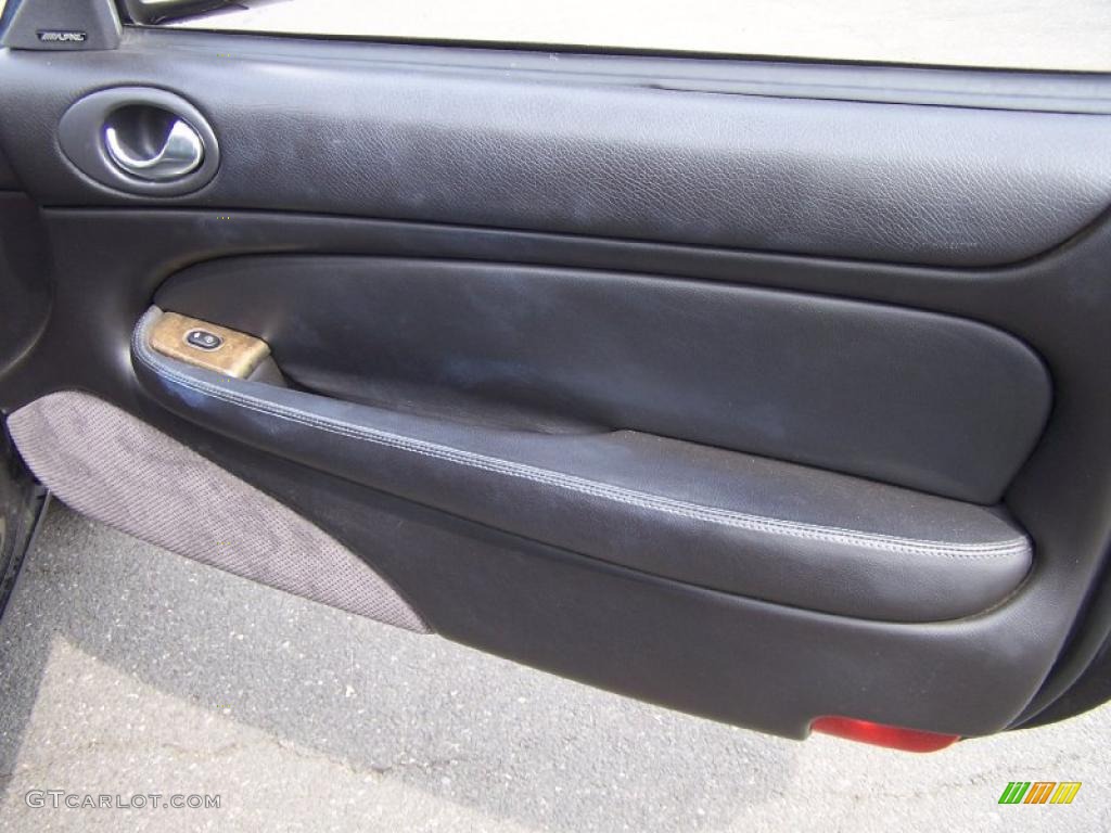 2002 Jaguar XK XKR Convertible Charcoal Door Panel Photo #48902367