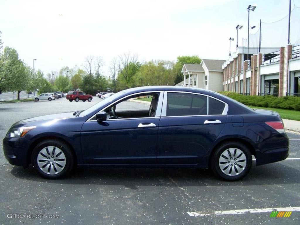 2008 Accord LX Sedan - Royal Blue Pearl / Gray photo #3
