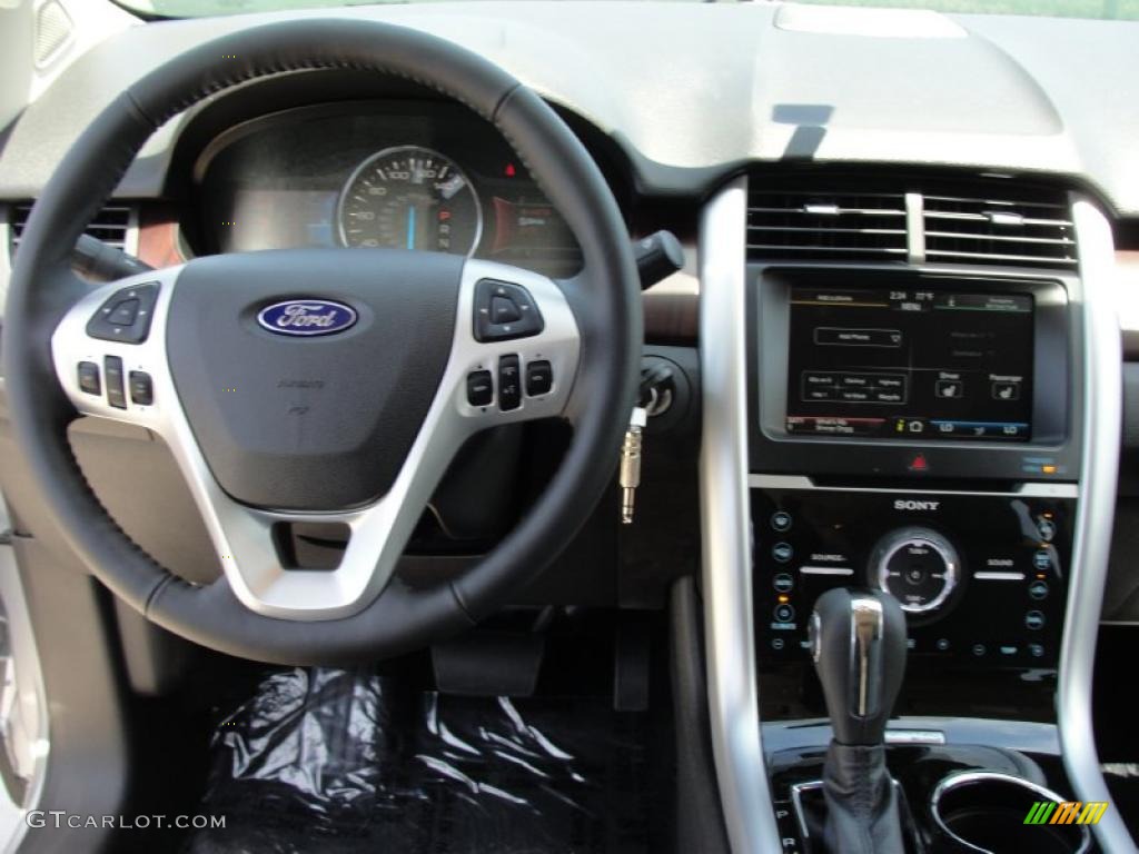 2011 Ford Edge Limited Charcoal Black Dashboard Photo #48902988