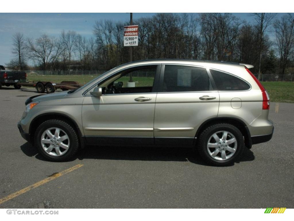 2008 CR-V EX-L 4WD - Borrego Beige Metallic / Ivory photo #13