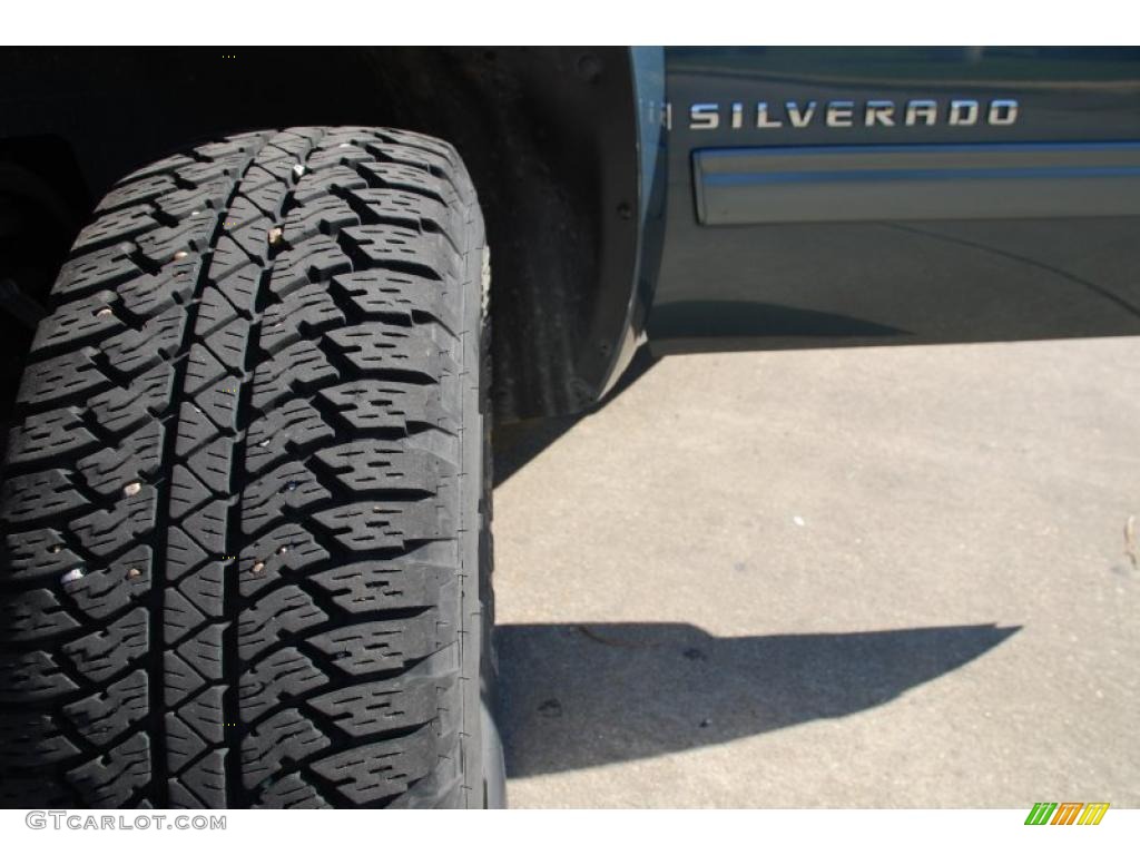 2009 Silverado 1500 LT Extended Cab - Blue Granite Metallic / Light Titanium photo #29