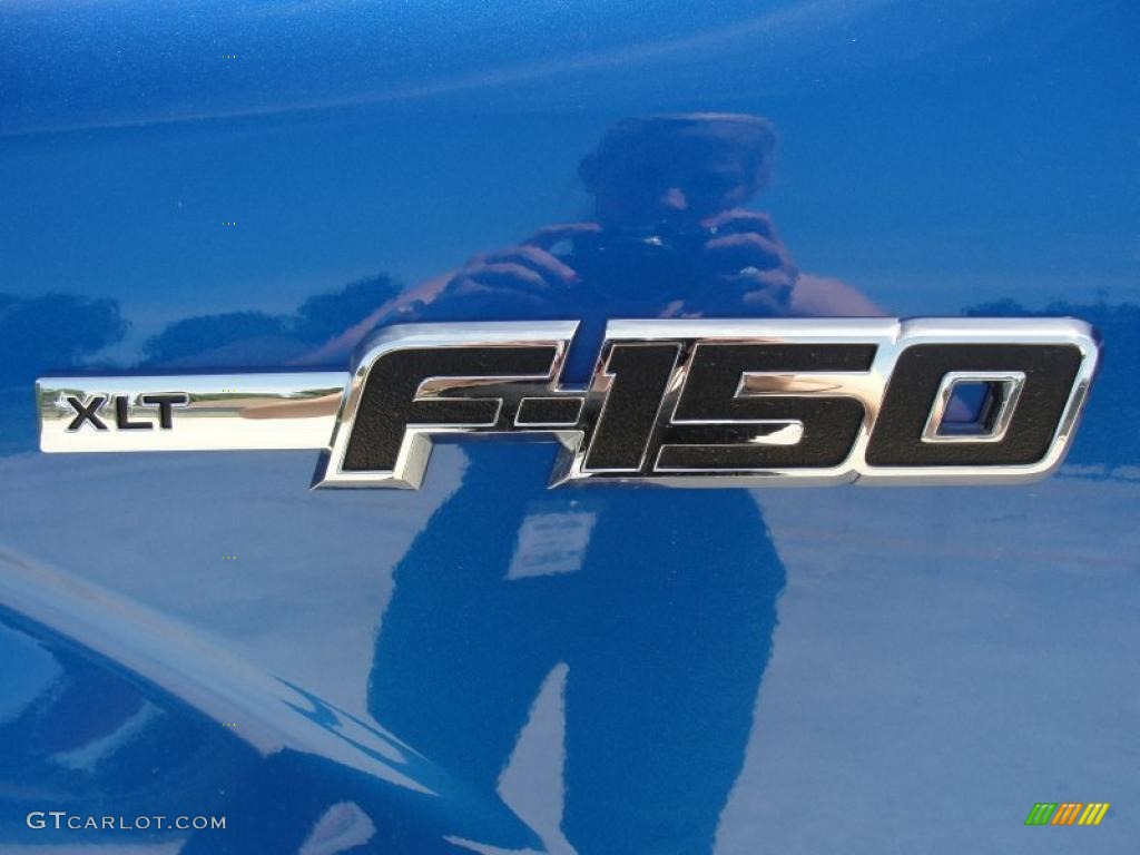 2011 F150 XLT SuperCab - Blue Flame Metallic / Steel Gray photo #13