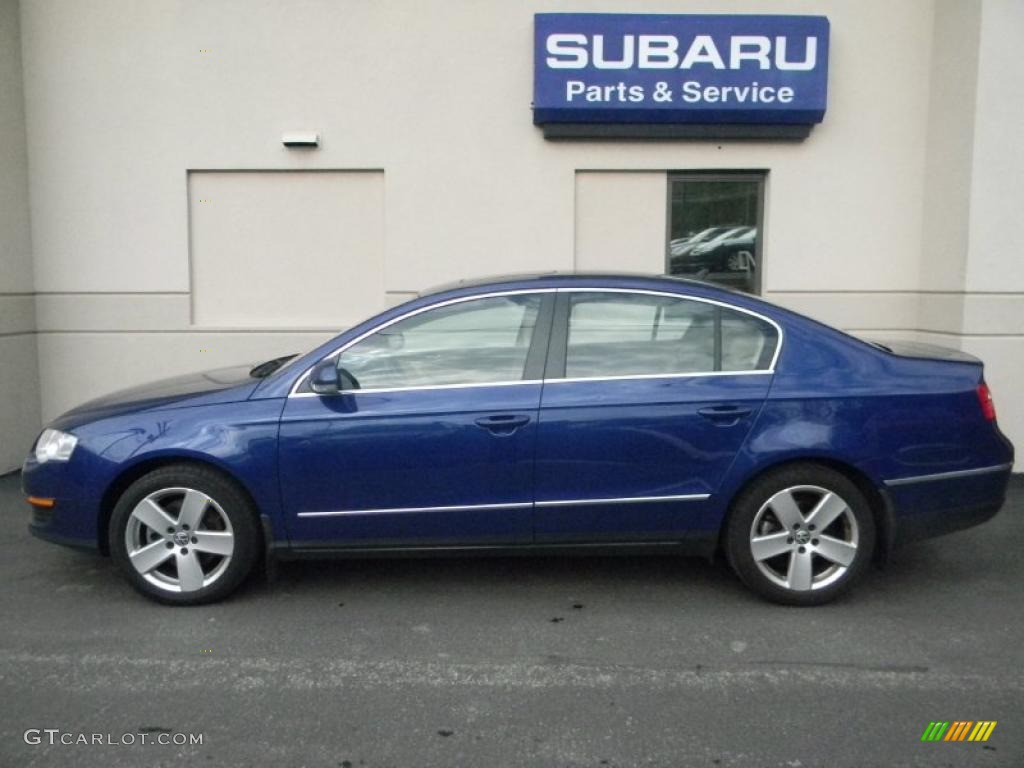 2008 Passat Komfort Sedan - Cobalt Blue Metallic / Pure Beige photo #8