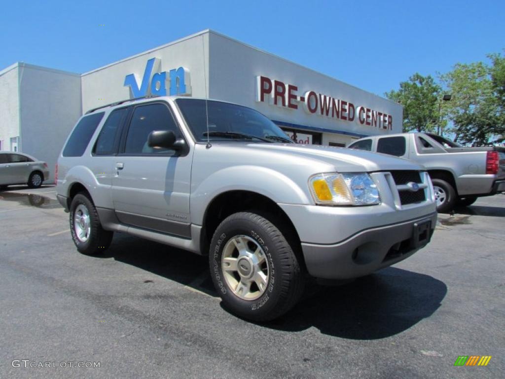 2002 Explorer Sport 4x4 - Silver Birch Metallic / Midnight Grey photo #1