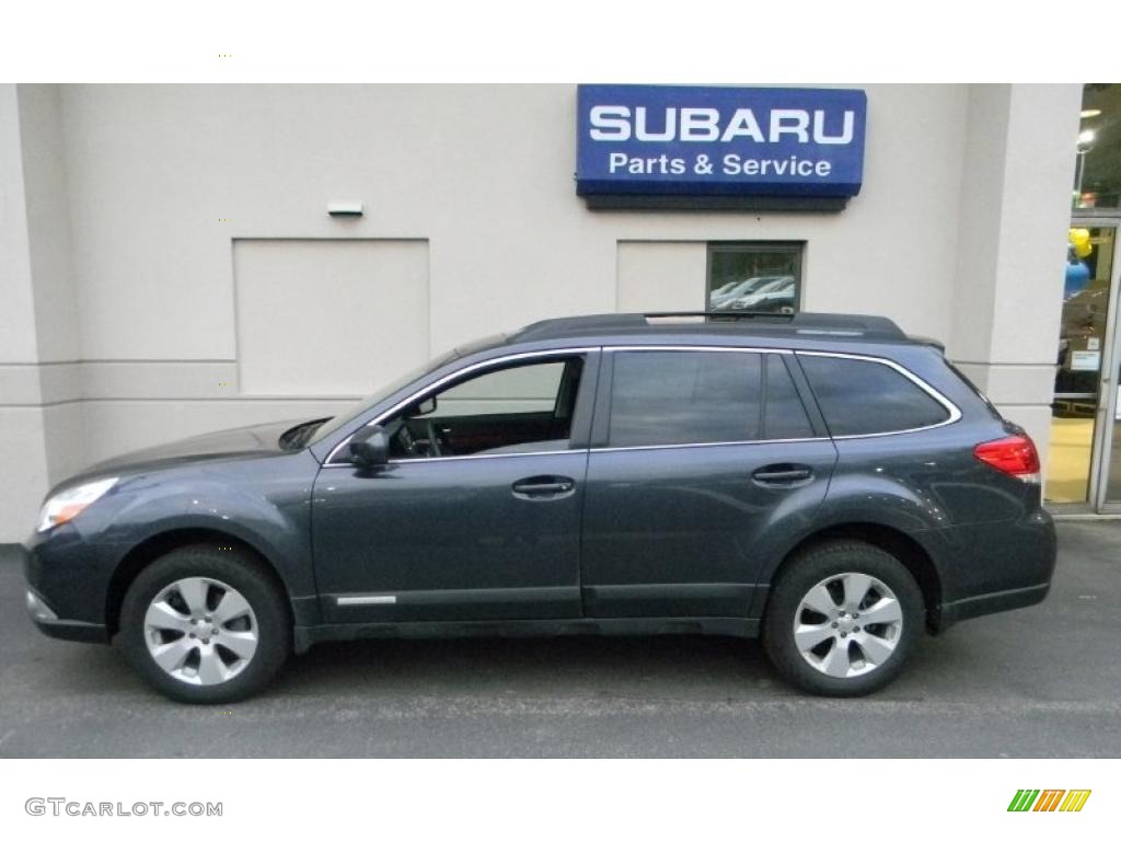 Graphite Gray Metallic 2010 Subaru Outback 2.5i Limited Wagon Exterior Photo #48908646