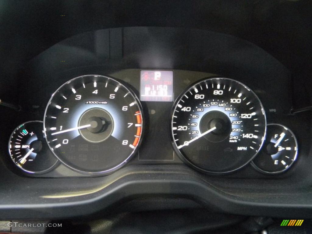 2010 Subaru Outback 2.5i Limited Wagon Gauges Photo #48908829