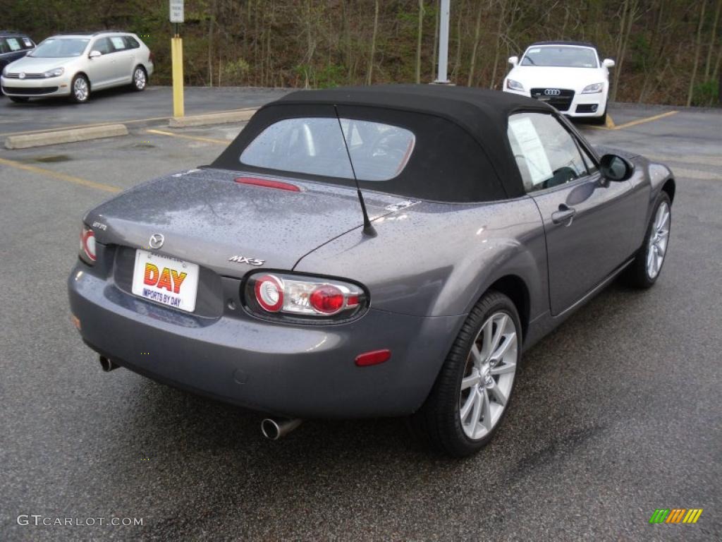 2006 MX-5 Miata Touring Roadster - Galaxy Gray Metallic / Black photo #3