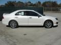 2011 White Platinum Tri-Coat Ford Fusion SEL  photo #2