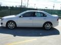 2011 White Platinum Tri-Coat Ford Fusion SEL  photo #6