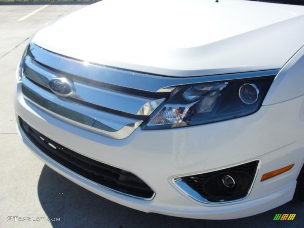 White Platinum Tri-Coat 2011 Ford Fusion SEL Exterior Photo #48909405