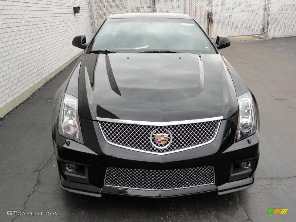 2011 CTS -V Coupe - Black Raven / Ebony photo #2