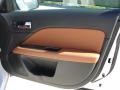 2011 Ford Fusion Ginger Leather Interior Door Panel Photo
