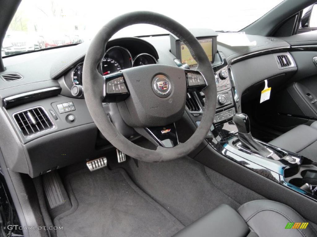 2011 Cadillac CTS -V Coupe Ebony Dashboard Photo #48909576