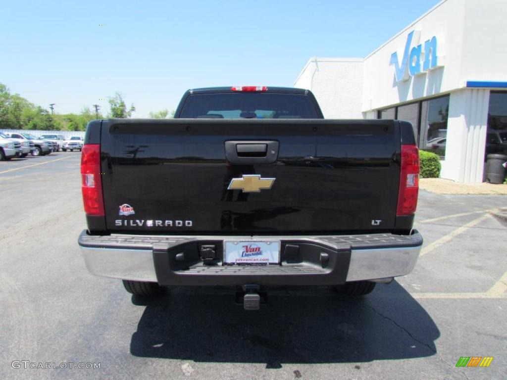 2007 Silverado 1500 LT Extended Cab - Black / Ebony Black photo #6