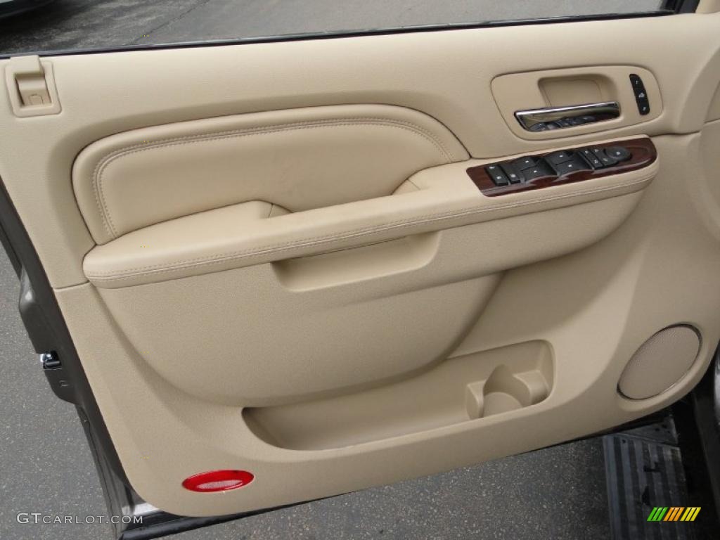 2011 Cadillac Escalade ESV Premium AWD Cashmere/Cocoa Door Panel Photo #48910950