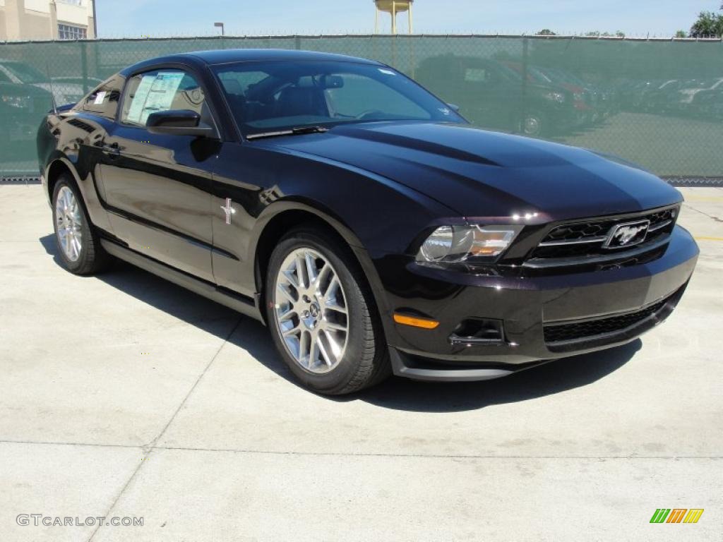 2012 Mustang V6 Premium Coupe - Lava Red Metallic / Charcoal Black photo #1