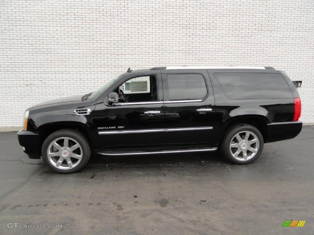 Black Raven 2011 Cadillac Escalade ESV Luxury AWD Exterior Photo #48911115