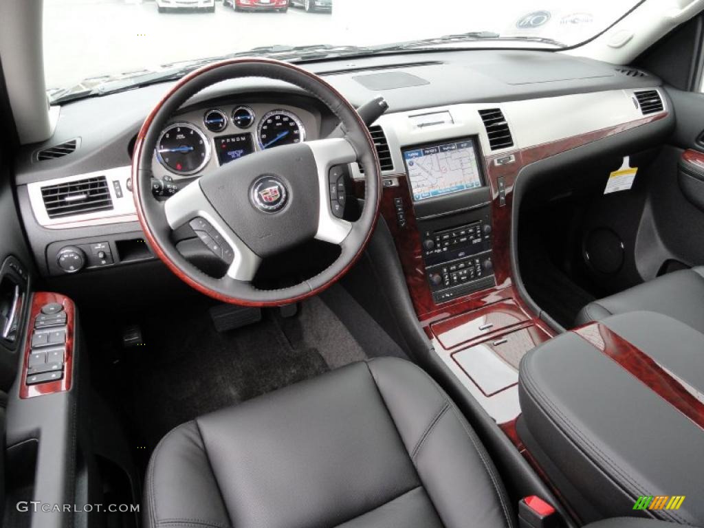 Ebony/Ebony Interior 2011 Cadillac Escalade ESV Luxury AWD Photo #48911151