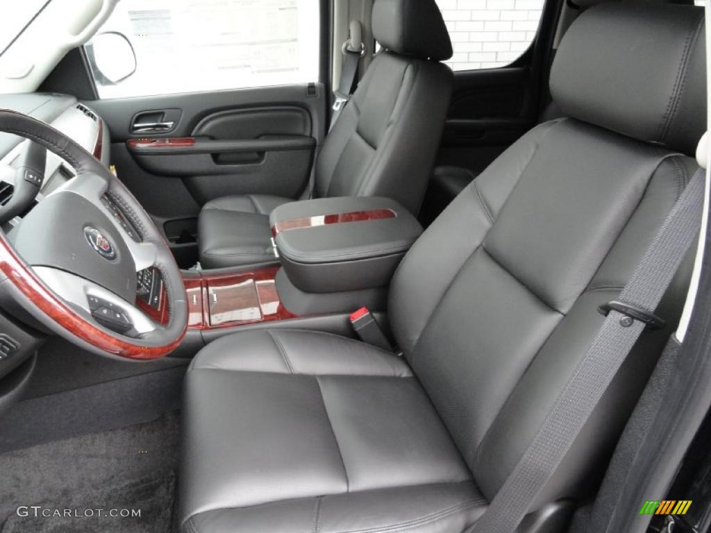 Ebony/Ebony Interior 2011 Cadillac Escalade ESV Luxury AWD Photo #48911208
