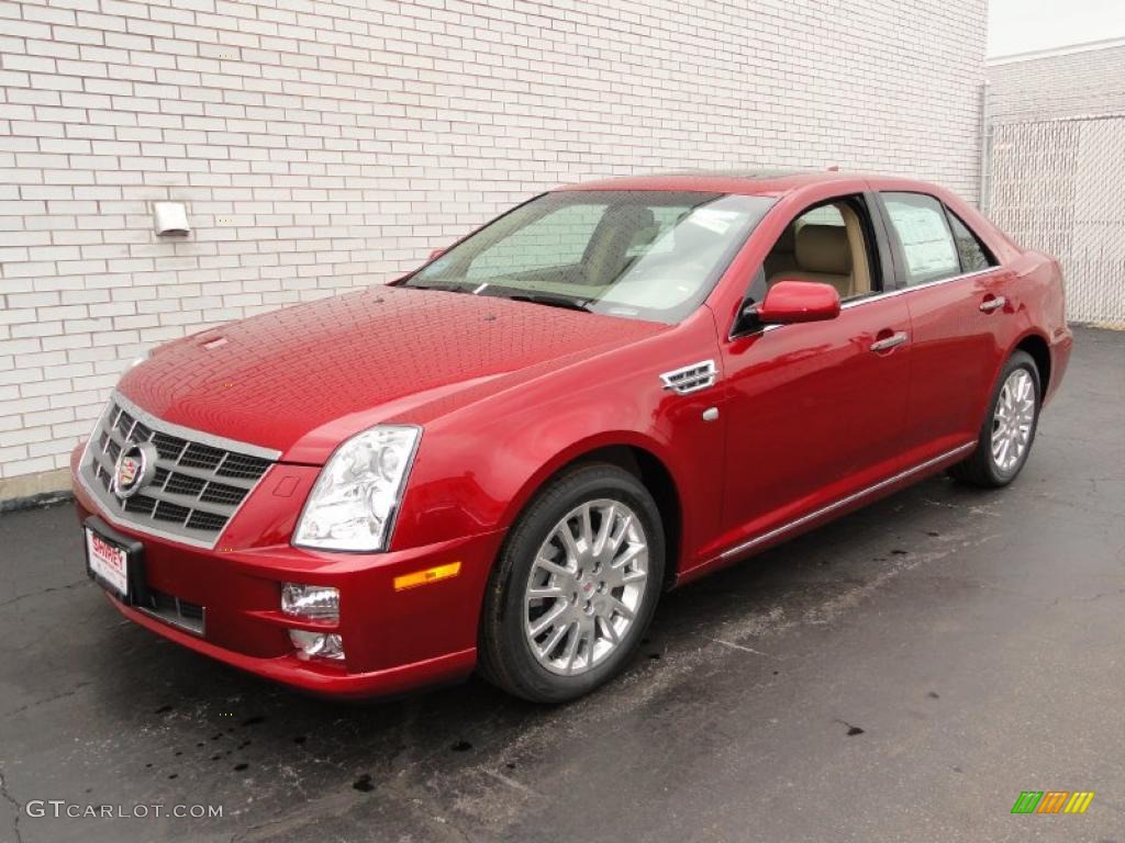 2011 STS 4 V6 AWD - Crystal Red Tintcoat / Cashmere/Dark Cashmere photo #1