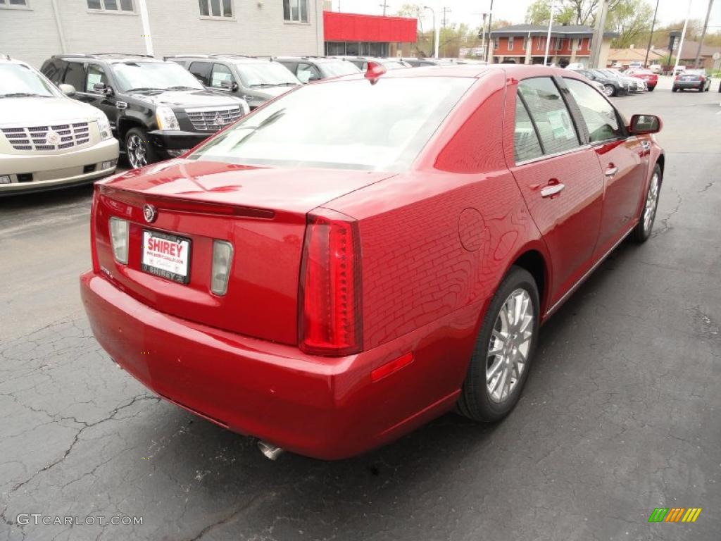 2011 STS 4 V6 AWD - Crystal Red Tintcoat / Cashmere/Dark Cashmere photo #4
